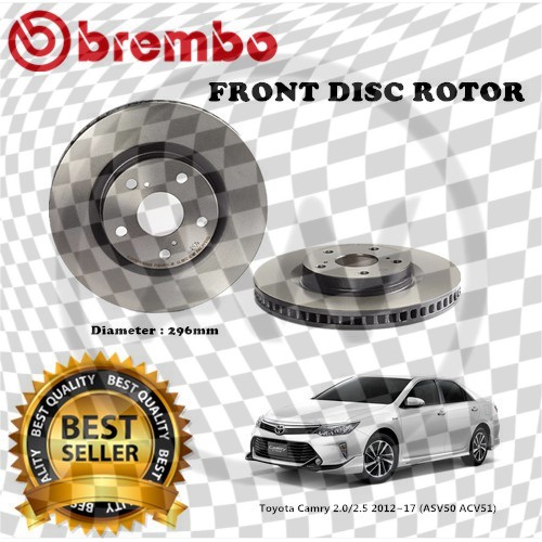 BREMBO Toyota Camry Hybrid ASV50 ACV51 AVV50 2 0 2 5 2012 17 Front Rear