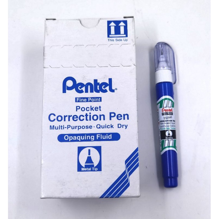 Pentel Correction Pen Ml Zl W Pcs Shopee Malaysia