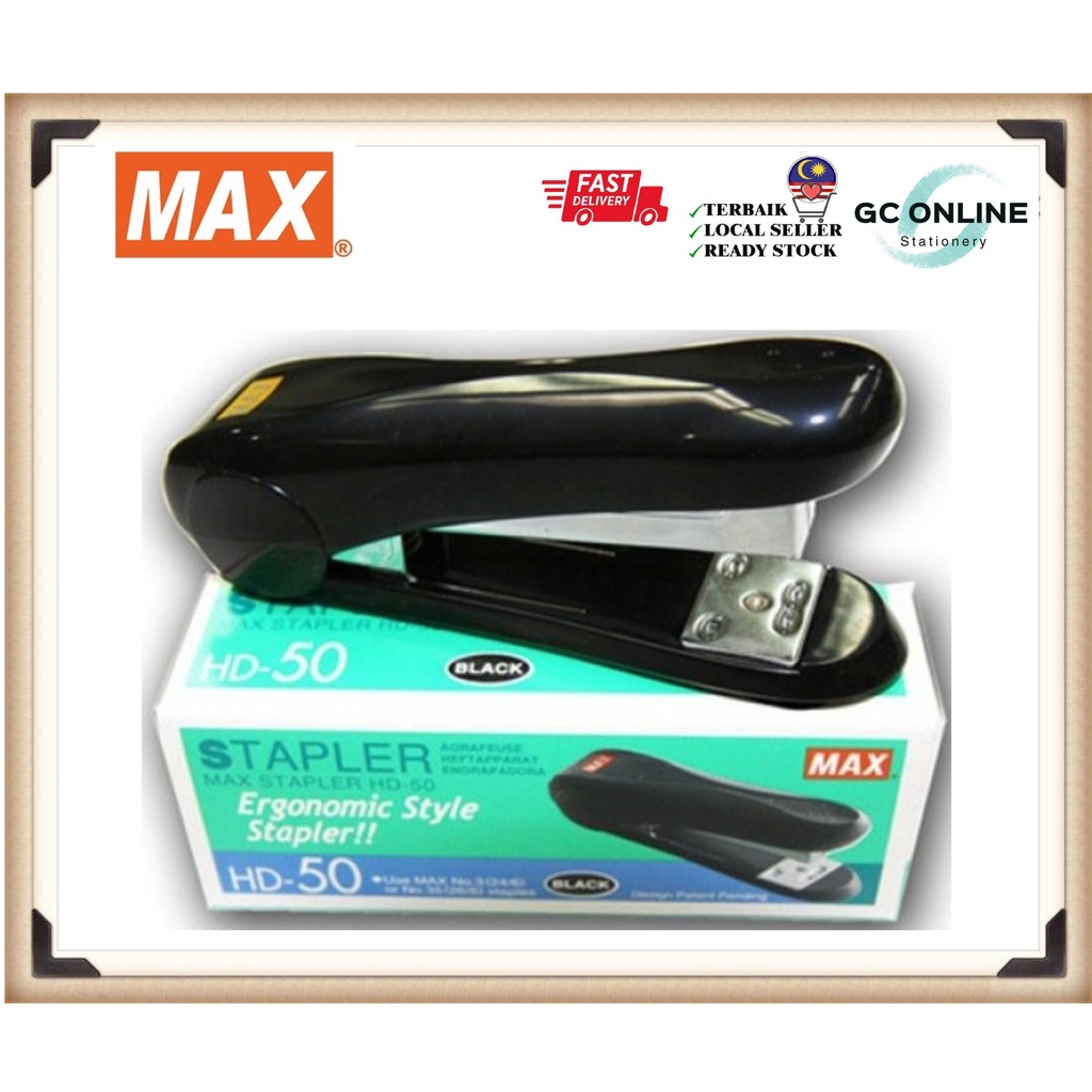 Max Stapler HD 50 Mesin Stapler Shopee Malaysia