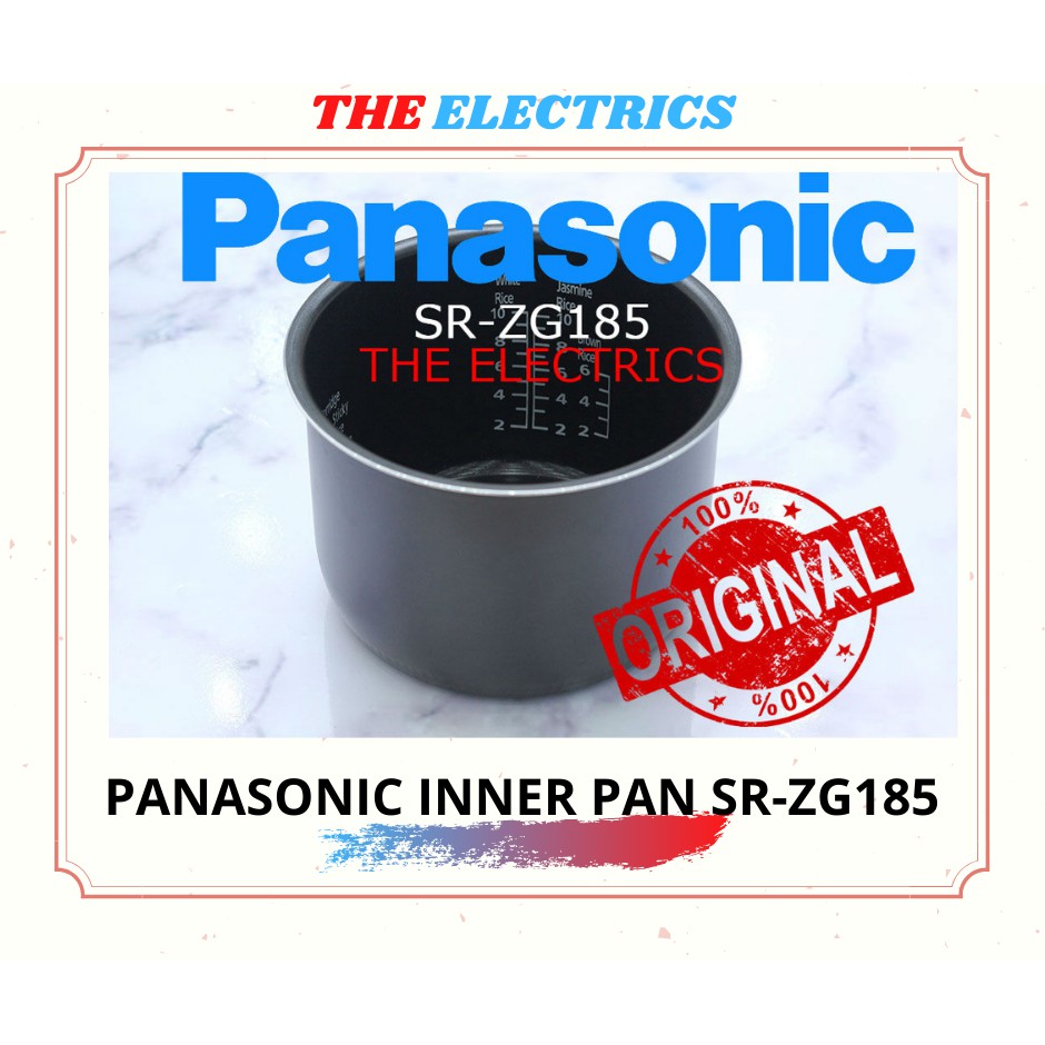 SPARE PART PANASONIC ORIGINAL 1 8L RICE COOKER INNER PAN SR ZG185