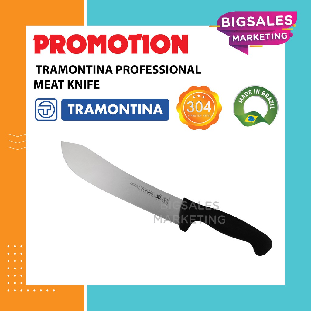 Tramontina Brazil Professional Butcher Meat Knife Pisau Daging Lembu