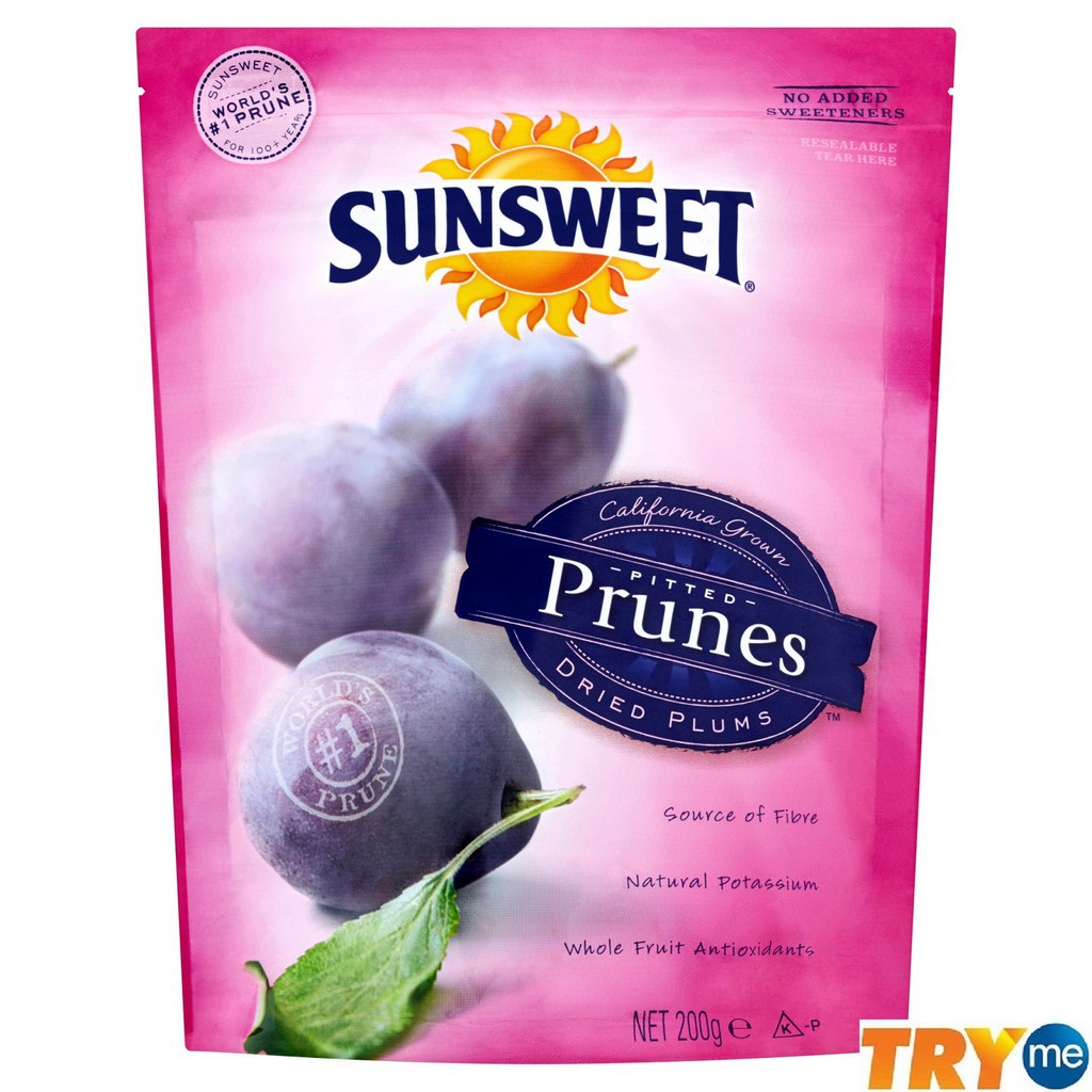 Sunsweet Pitted Prunes USA 200g Shopee Malaysia