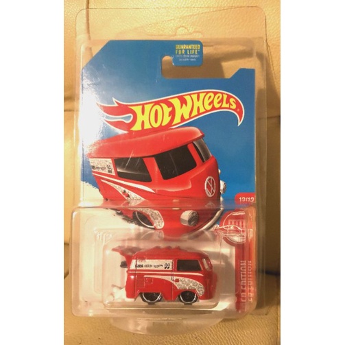 Hot Wheels VW Kool Kombi Surf Bus Target Red Edition W Protector Not