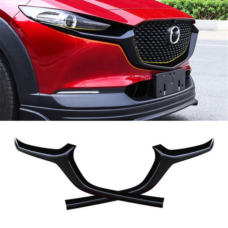 FOR Mazda CX 30 Car Grille Trim Strip Separator ABS FRONT Bumper Full