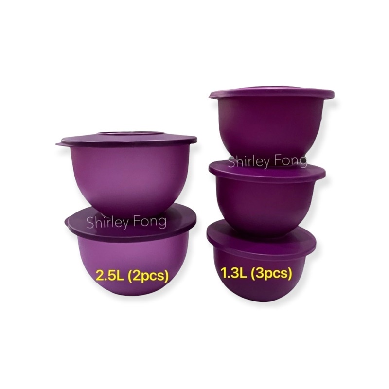 Tupperware Expression Bowl Set With Colander 5pcs Shopee Malaysia