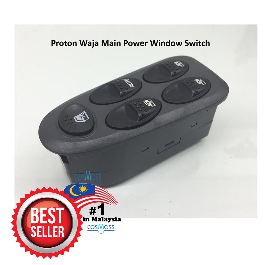 Proton Waja Driver Side Power Window Main Switch Shopee Malaysia