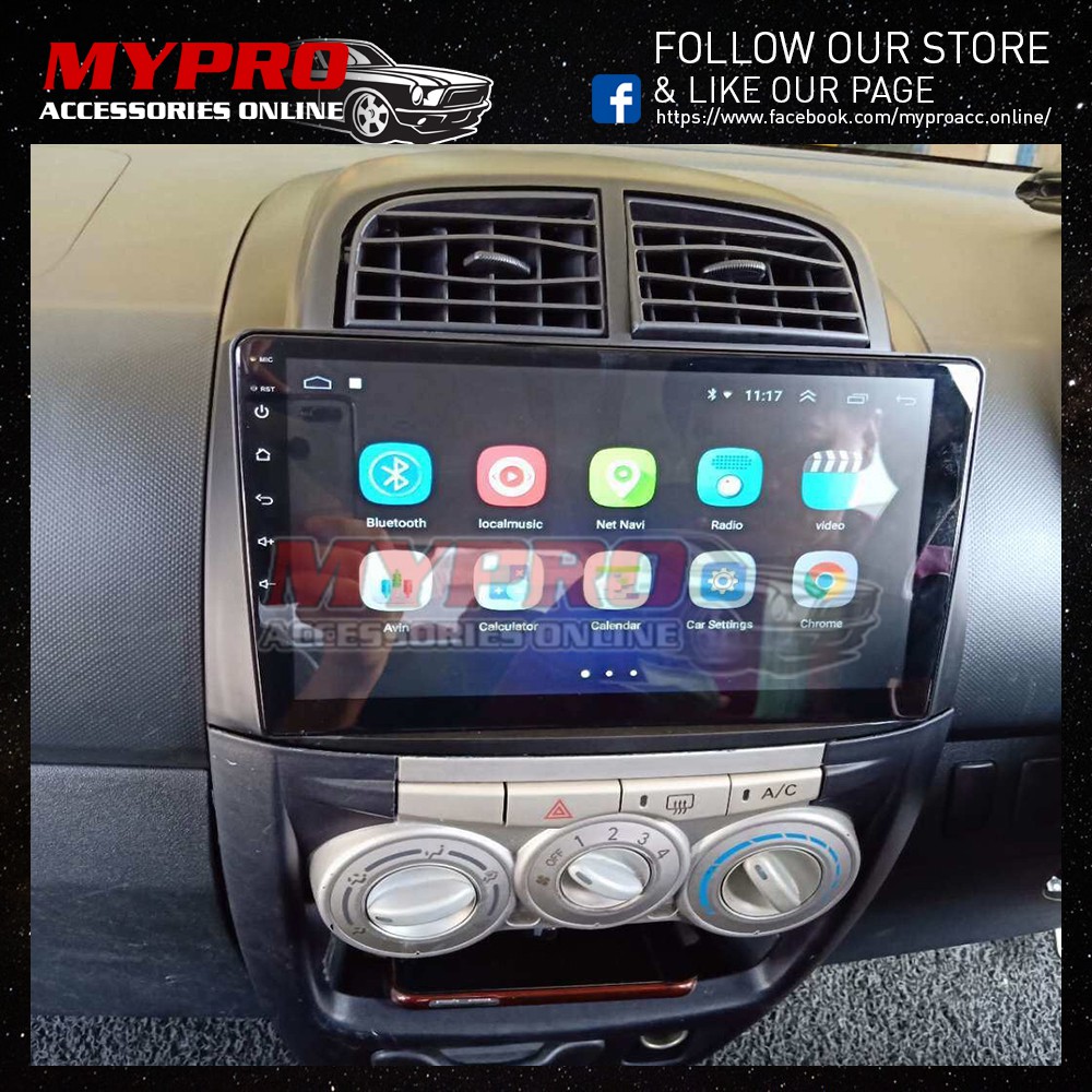 Android PERODUA MYVI 2003 2010 10 INCH ANDROID PLAYER Free Camera