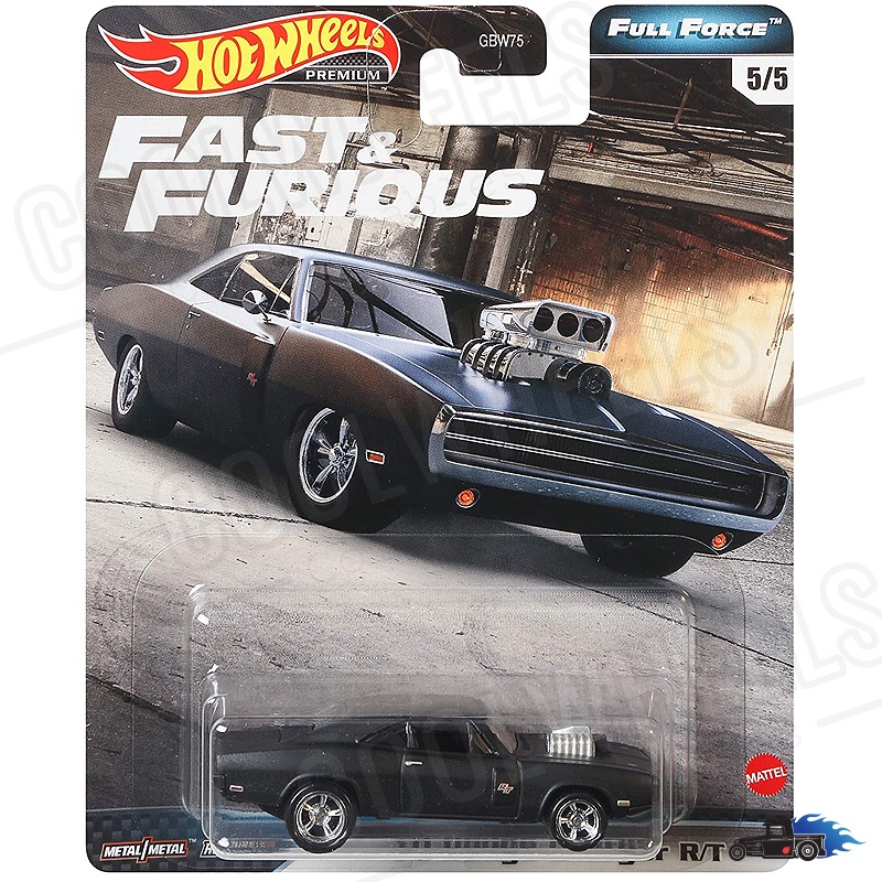 Hot Wheels Premium Fast Furious Full Force Dodge Charger R