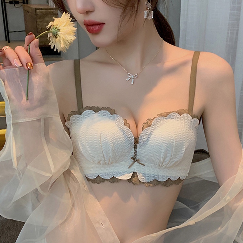 New Pattern Girl Soft Lace Bra Sexy Wireless Lingerie Women Underwear Push Up Female Bralette