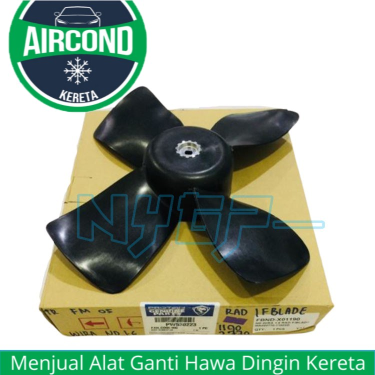 ORIGINAL DENSO PROTON WIRA 1 6CC AUTO RADIATOR FAN BLADE 4 BLADES