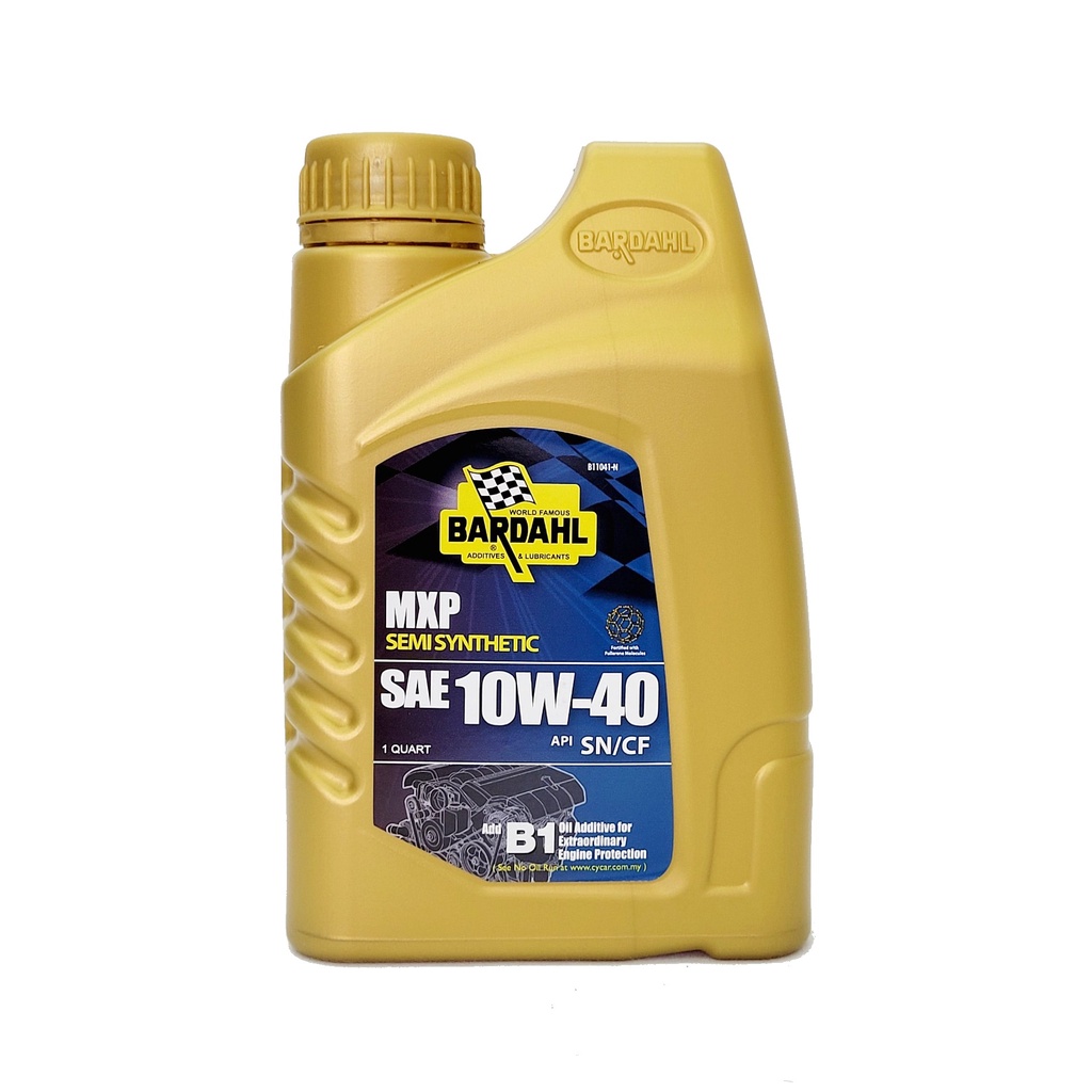 Bardahl Semi Synthetic Sae W Api Sn Cf Engine Oil Liters