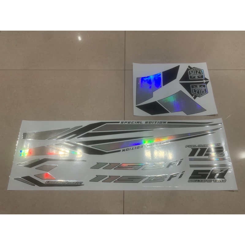 Yamaha Lagenda Srl Zr Srl Fi Chrome Body Sticker Decal Strip