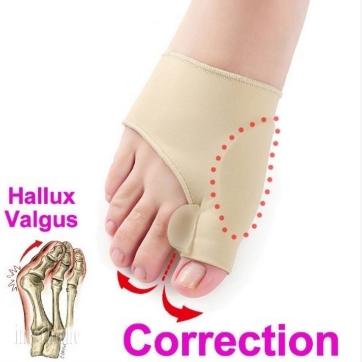 2ps Big Toe Bunion Splint Straightener Corrector Foot Pain Relief