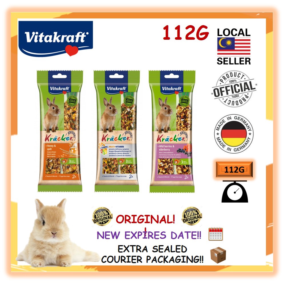 Original Vitakraft Rabbit Kracker Premium Rabbit Food