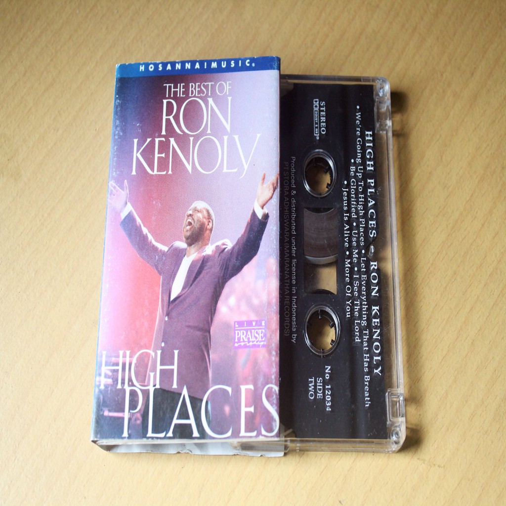 Cassette Tape Ron Kenoly High Places Shopee Malaysia