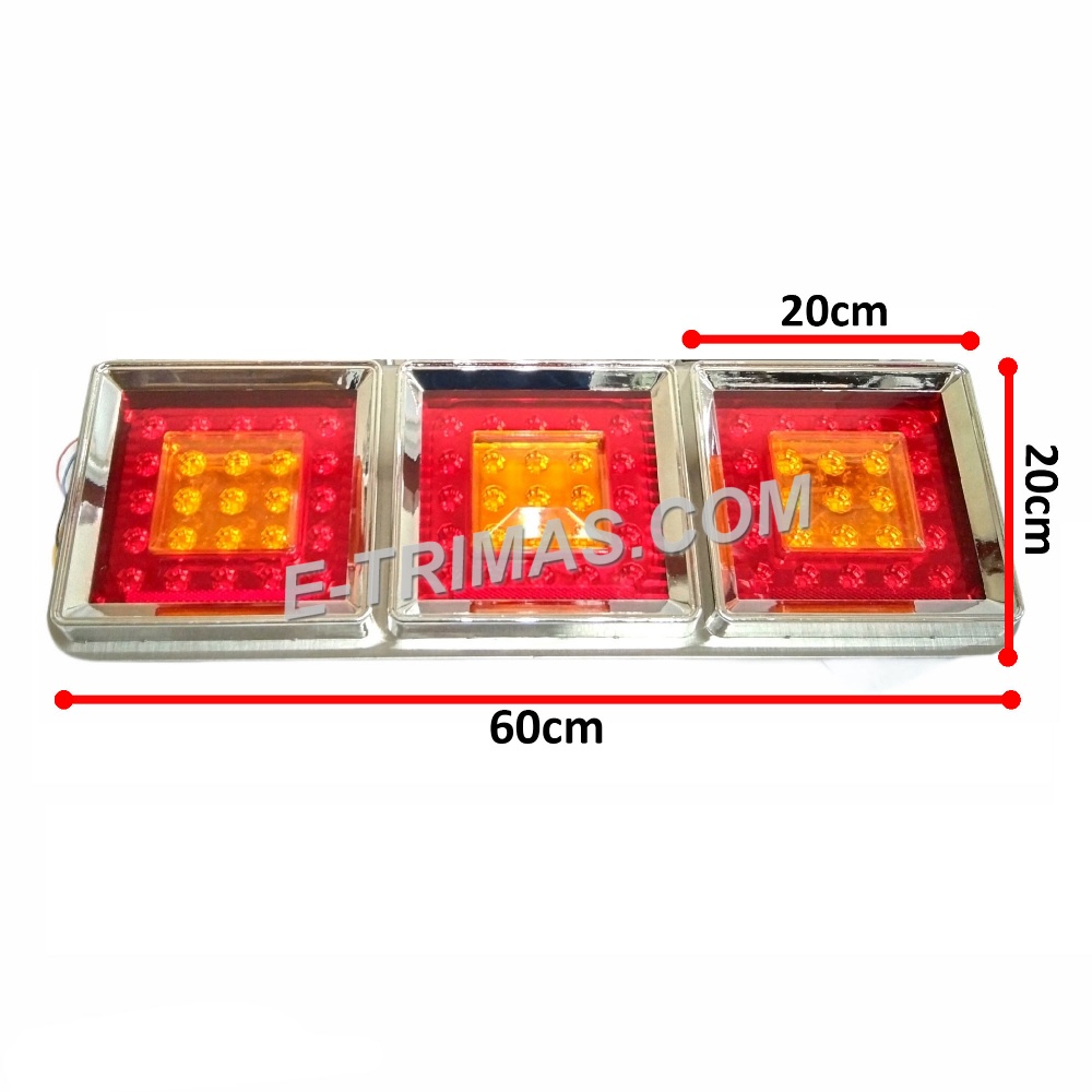 Trimas Led Hino Npr Nissan Ud Fuso Rear V Led Tail Lamp Trailer