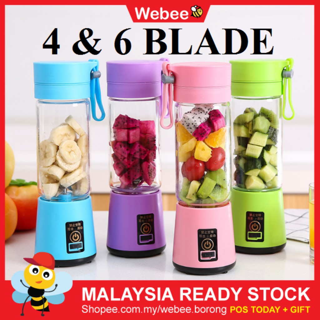 Ready Stockwebee Usb Portable Electric Mesin Fruit Juicer Cup Bottle