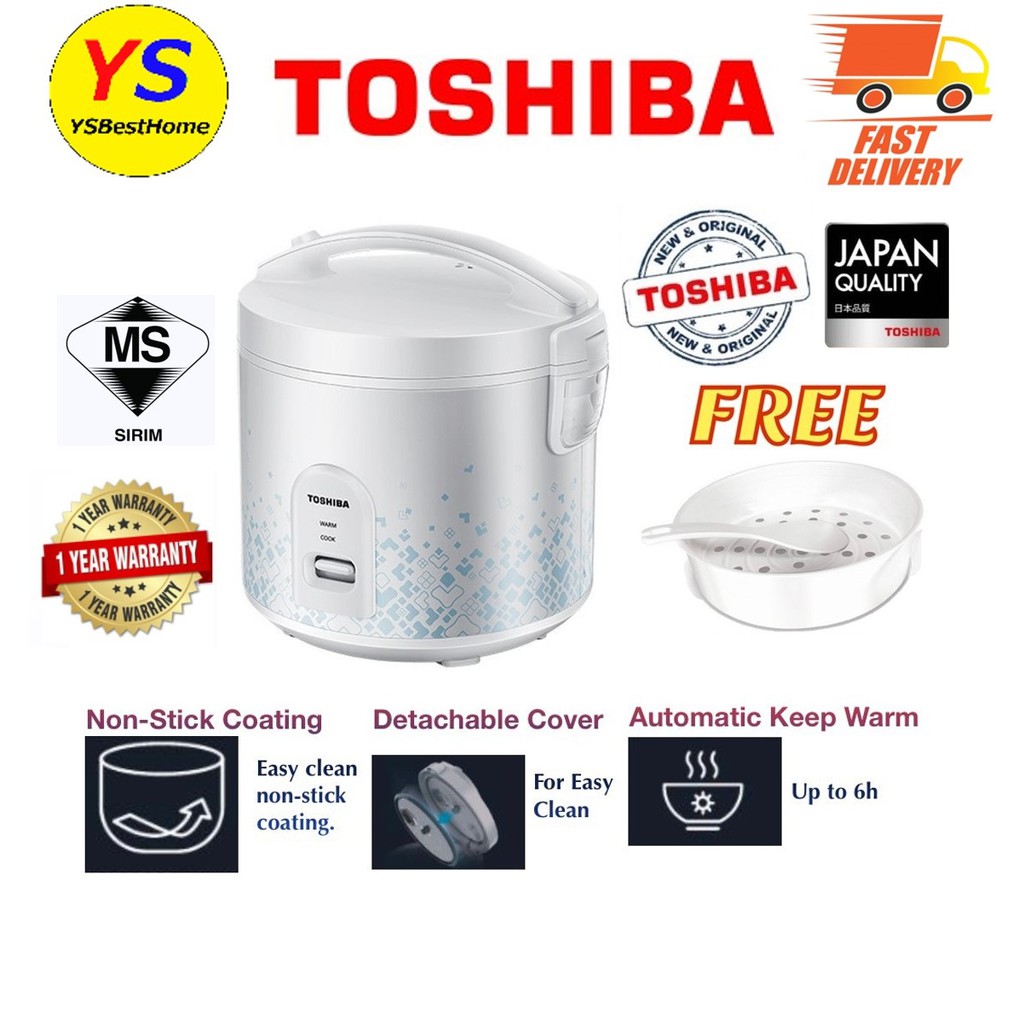 TOSHIBA 1 8L JAR RICE COOKER RC 18JH1NMY Shopee Malaysia