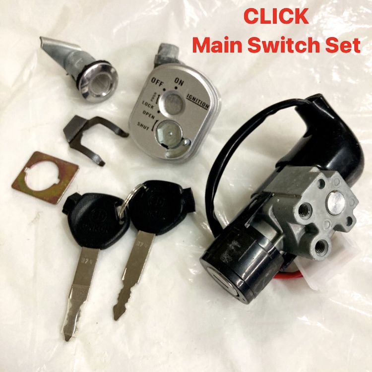 Kunci Motosikal Kunci Motorcycle Honda Click Ignition Main Switch Key