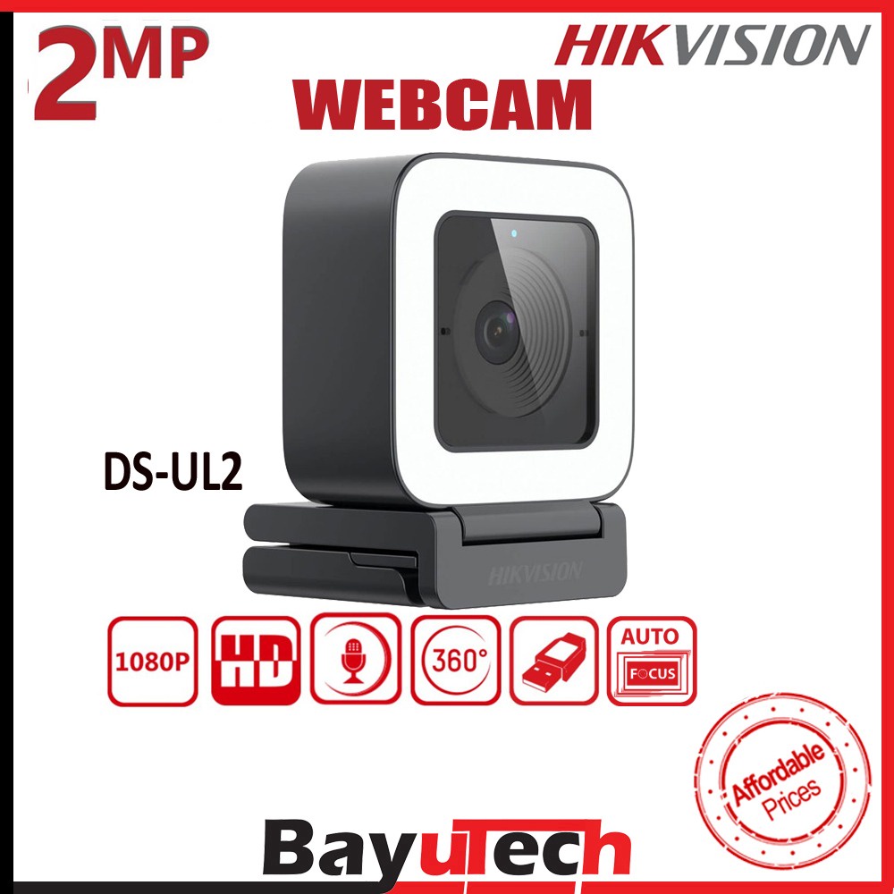 HIKVISION DS UL2 2MP 1080P Live Steaming Camera Webcam Auto Focus