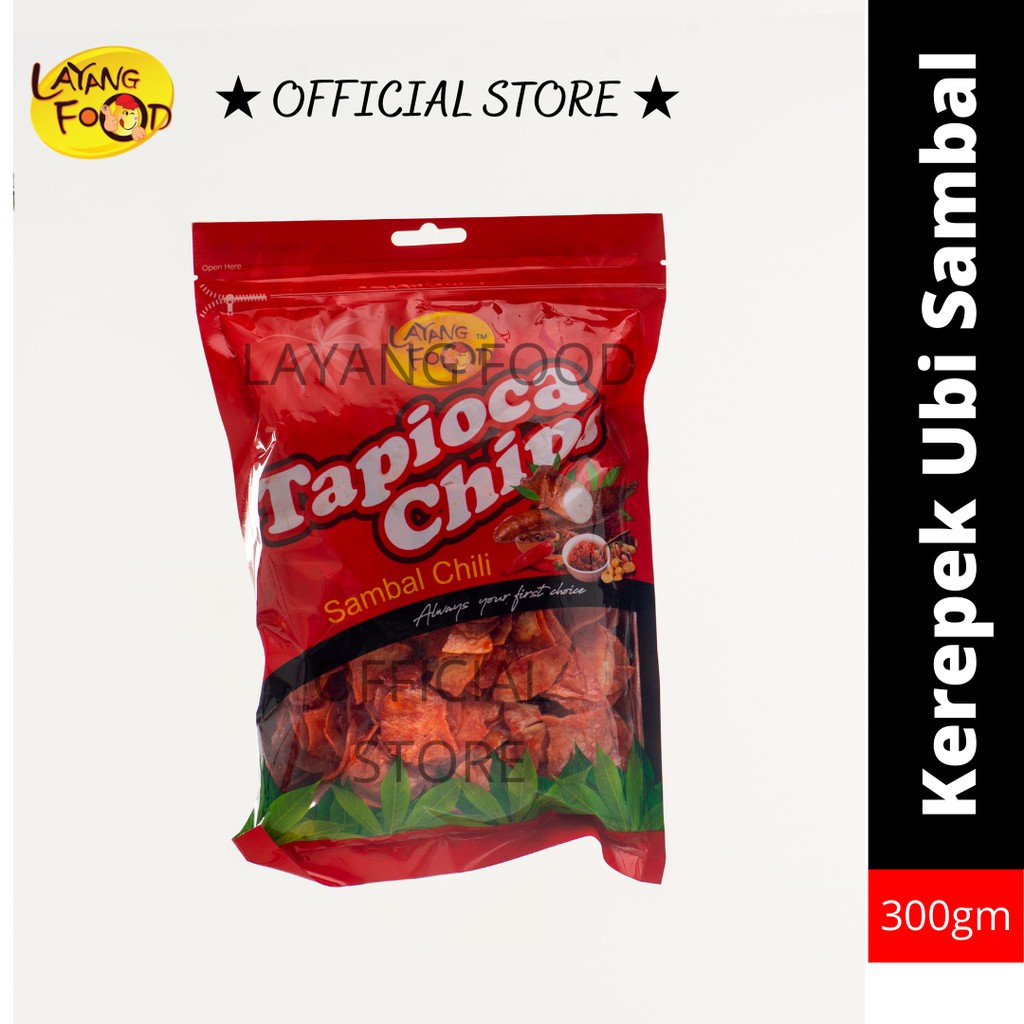 Layang Food Kerepek Ubi Pelbagai Perisa Cassava Chip Various