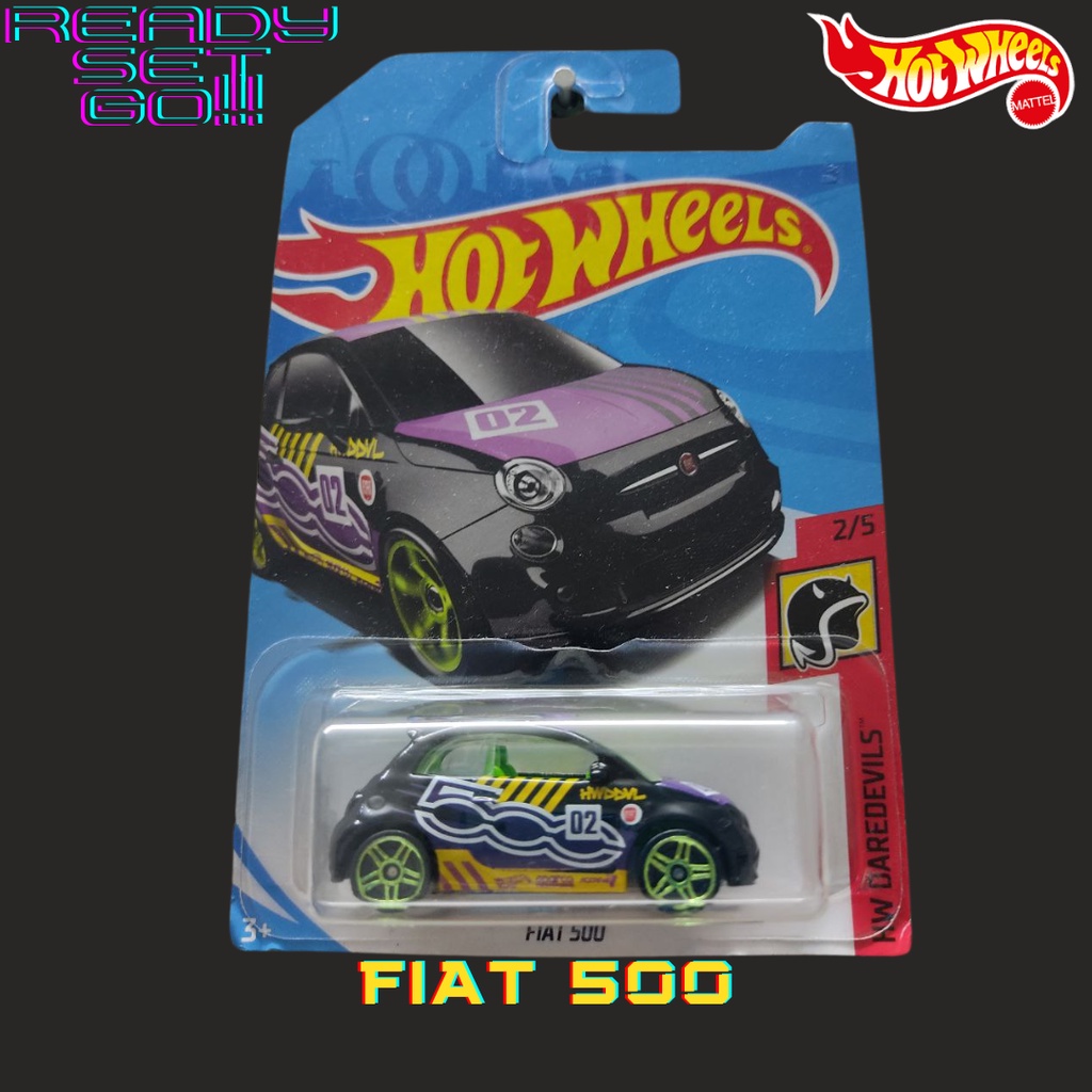 Hot Wheels Fiat 500 Hot Wheels DareDevils Series 02 Shopee Malaysia