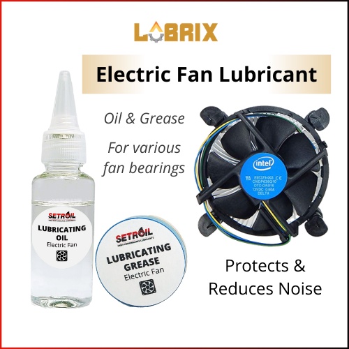 Lubrix Setroil Electric Fan Lubricant Fan Oil Fan Bearing Grease Cpu