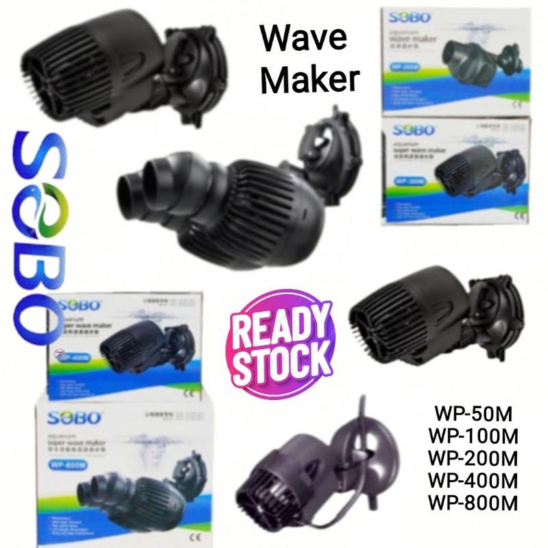 SOBO Wave Maker Pump WP 800M WP 400M WP 300M WP 50M Aquarium Sea Water