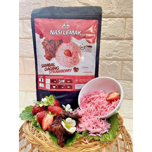 Abang Strawberry Nasi Lemak Sambal Daging G Shopee Malaysia