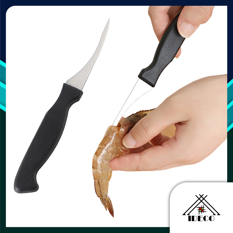 Ideco Stainless Steel Shrimp Opener To Shrimp Line Clean Up Prawn