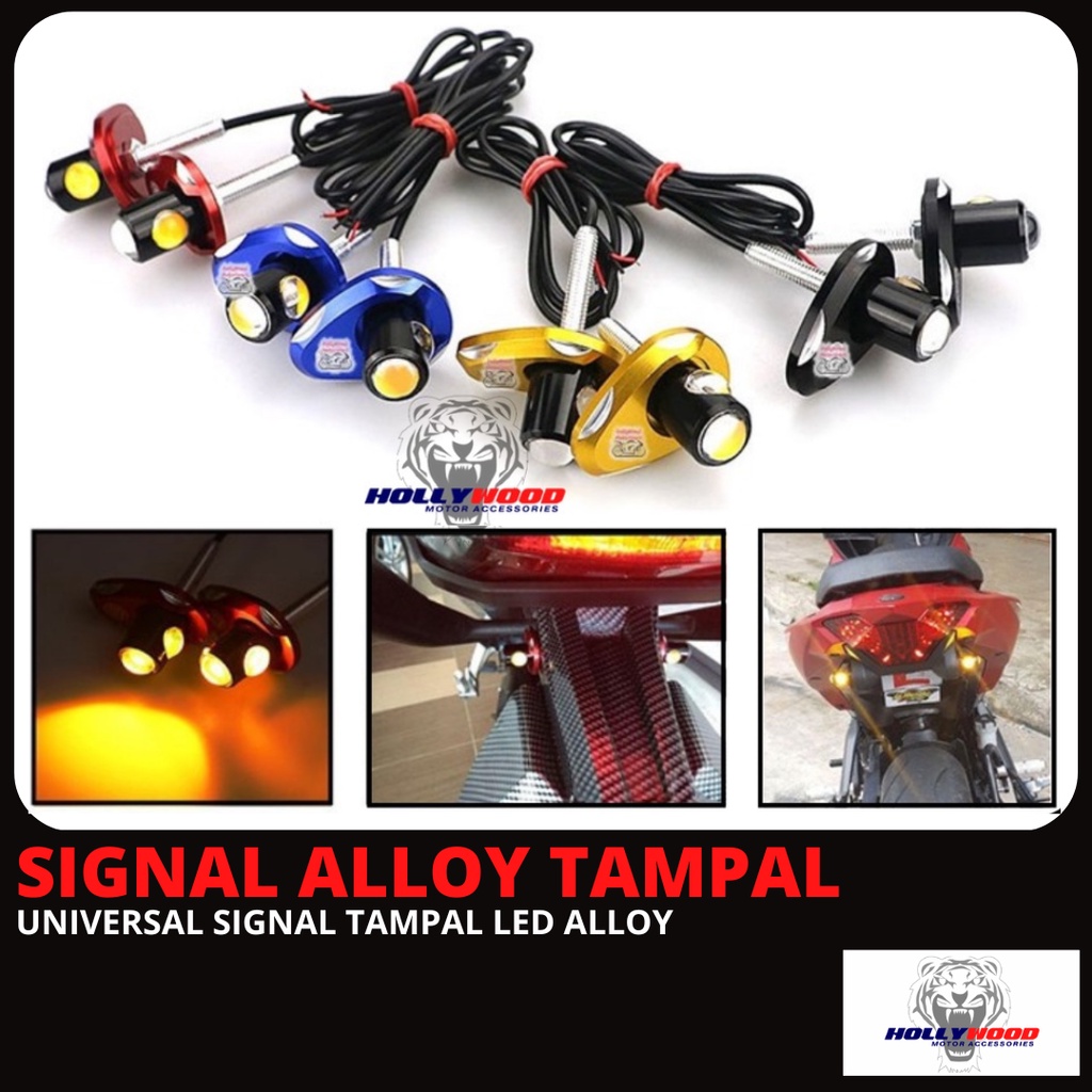 LED SIGNAL ALLOY TAMPAL DEPAN BELAKANG ZHIPAT YAMAHA LC 135 Y15 Y16