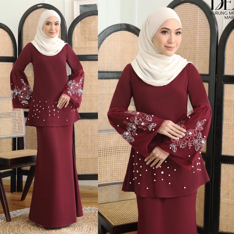 DEWI FAST SHIPPING 785 S 4XL BAJU KURUNG MODEN LACE CANTIK