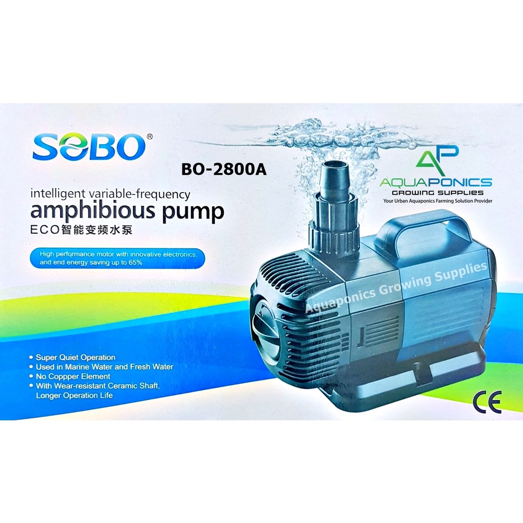 SOBO Amphibious Aquarium Eco Pond Water Pump BO 1800A BO 2000A BO 2800A