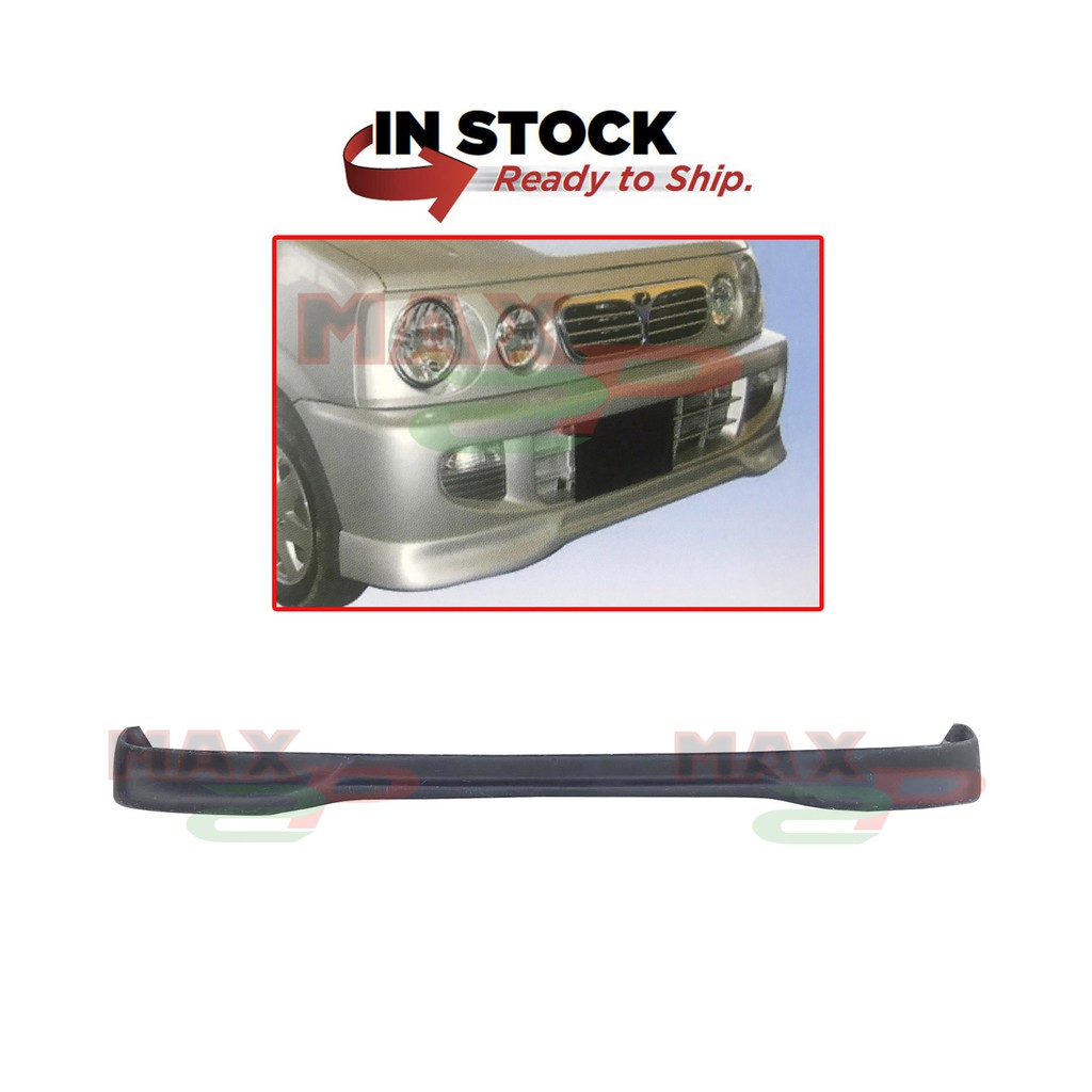 Perodua Kenari Front Skirt Bumper Sporty Style Lower Lip Spoiler