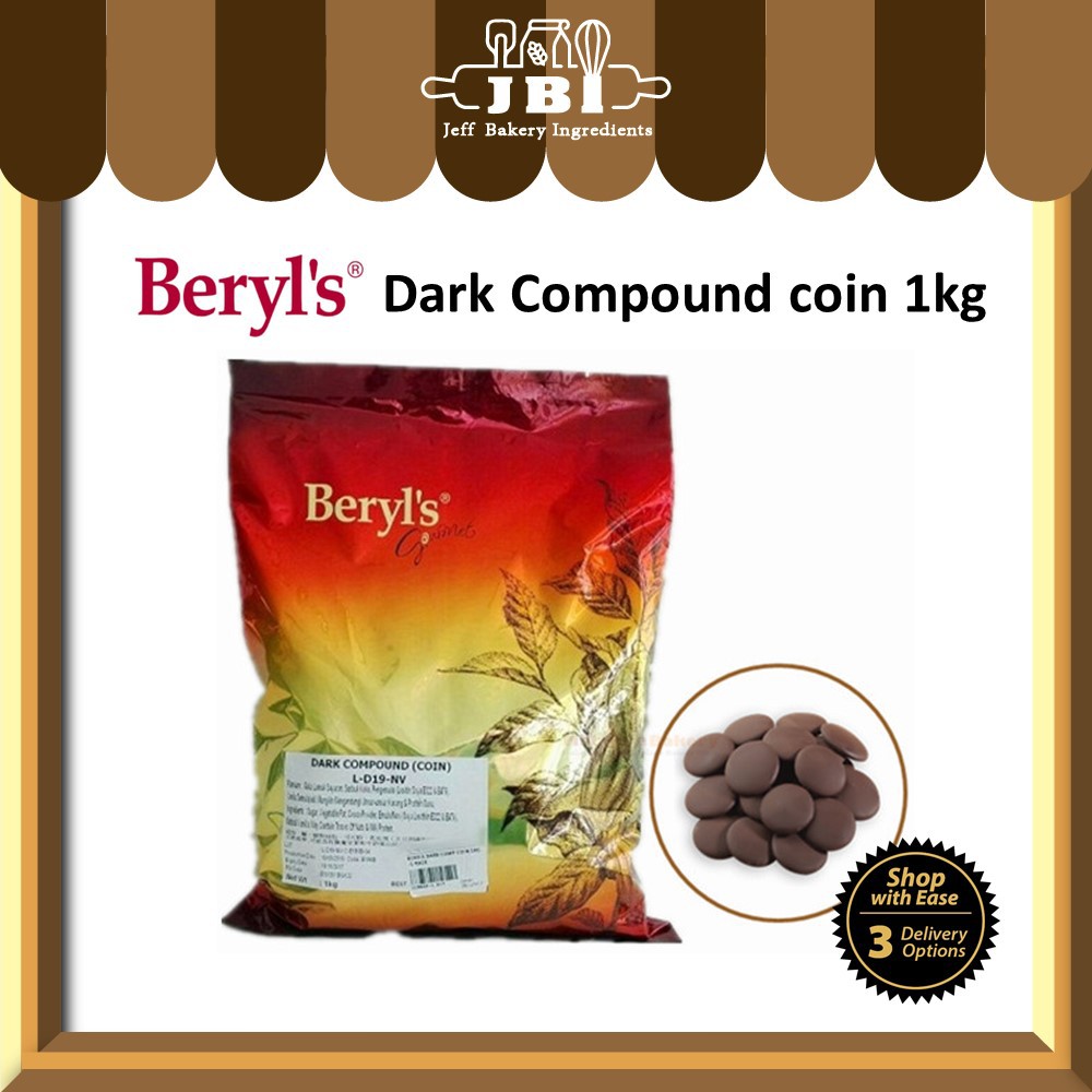 Beryl S Dark Compound Coin Kg Chocolate Compound Coin Shopee Malaysia