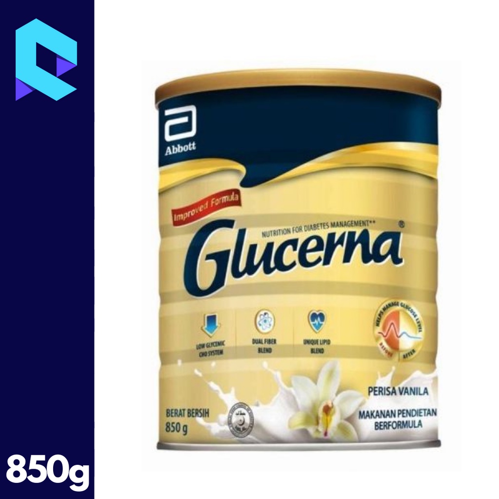 Glucerna Vanilla 850g Tin EXP 02 2025 Shopee Malaysia