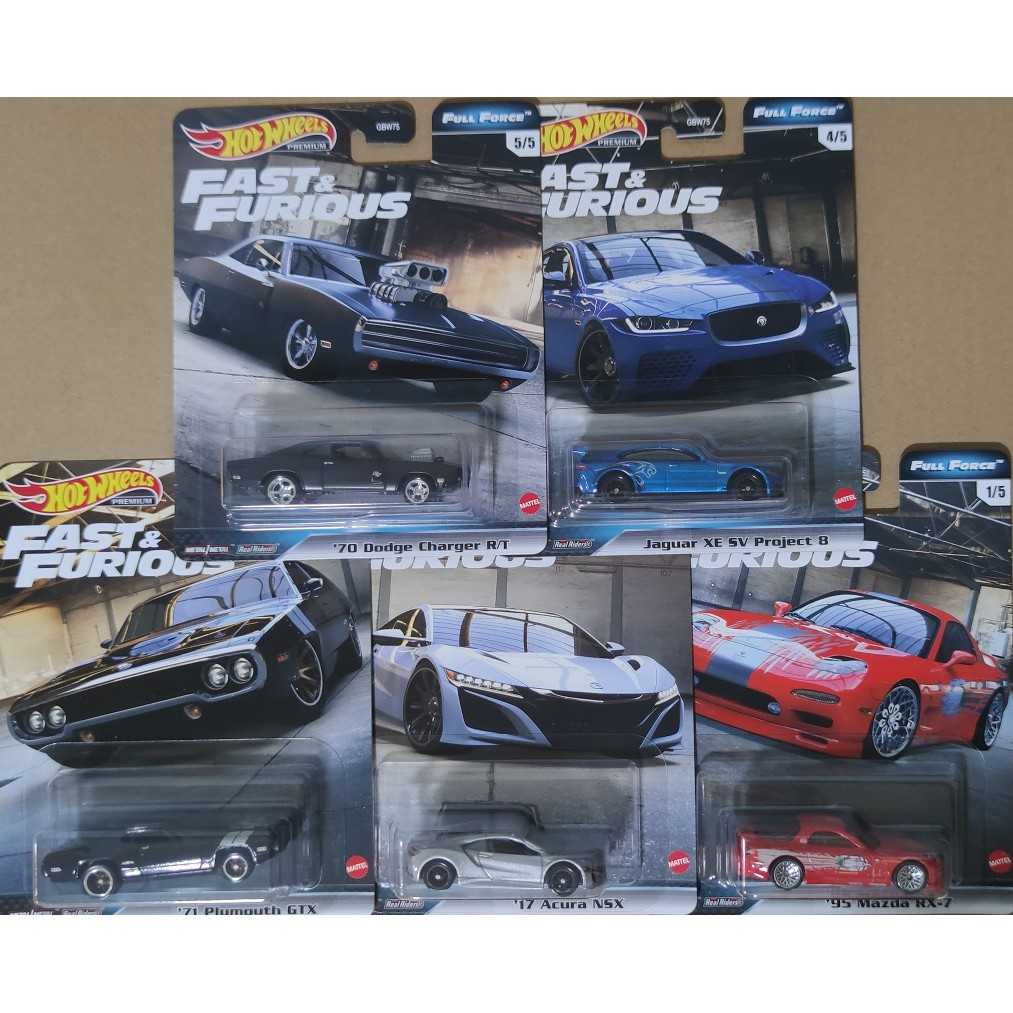 Hot Wheels Hw Premium Fast Furious Full Force Shopee Malaysia