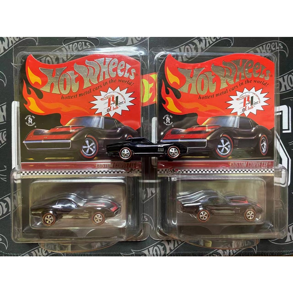 Hot Wheels RLC Red Line Club Custom Corvette Shopee Malaysia