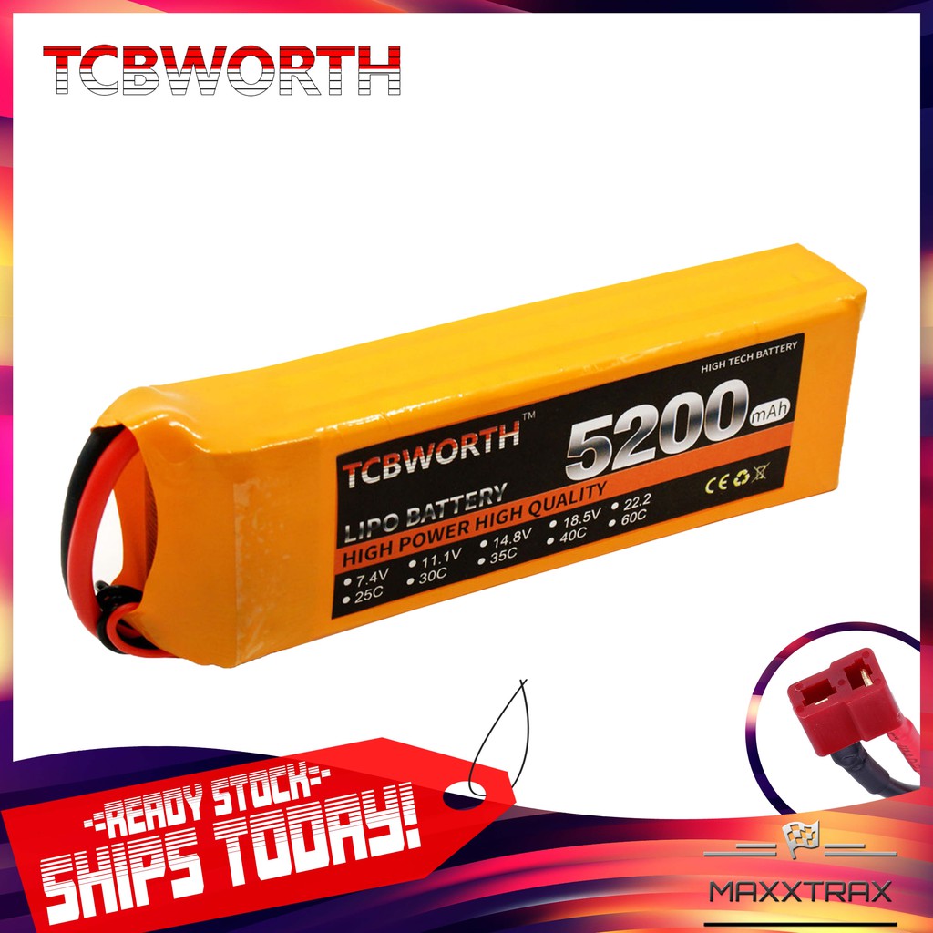 Official TCB 30 Days Warranty TCB 2S 6S 1500 6000mah RC Lipo Battery