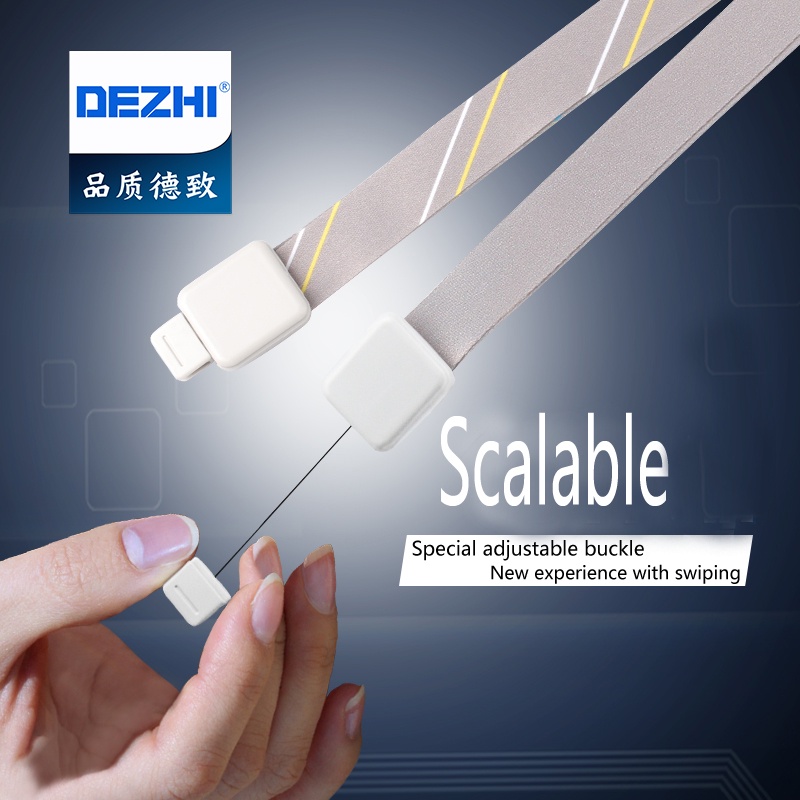 DEZHI Retractable Polyester Lanyard For ID Name Card Holder Business