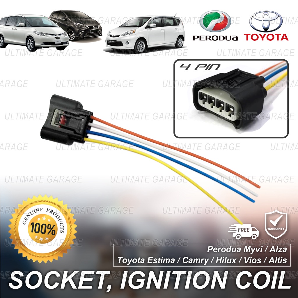 Perodua Alza Myvi Toyota Estima Camry Hilux Vios Altis Ignition Plug