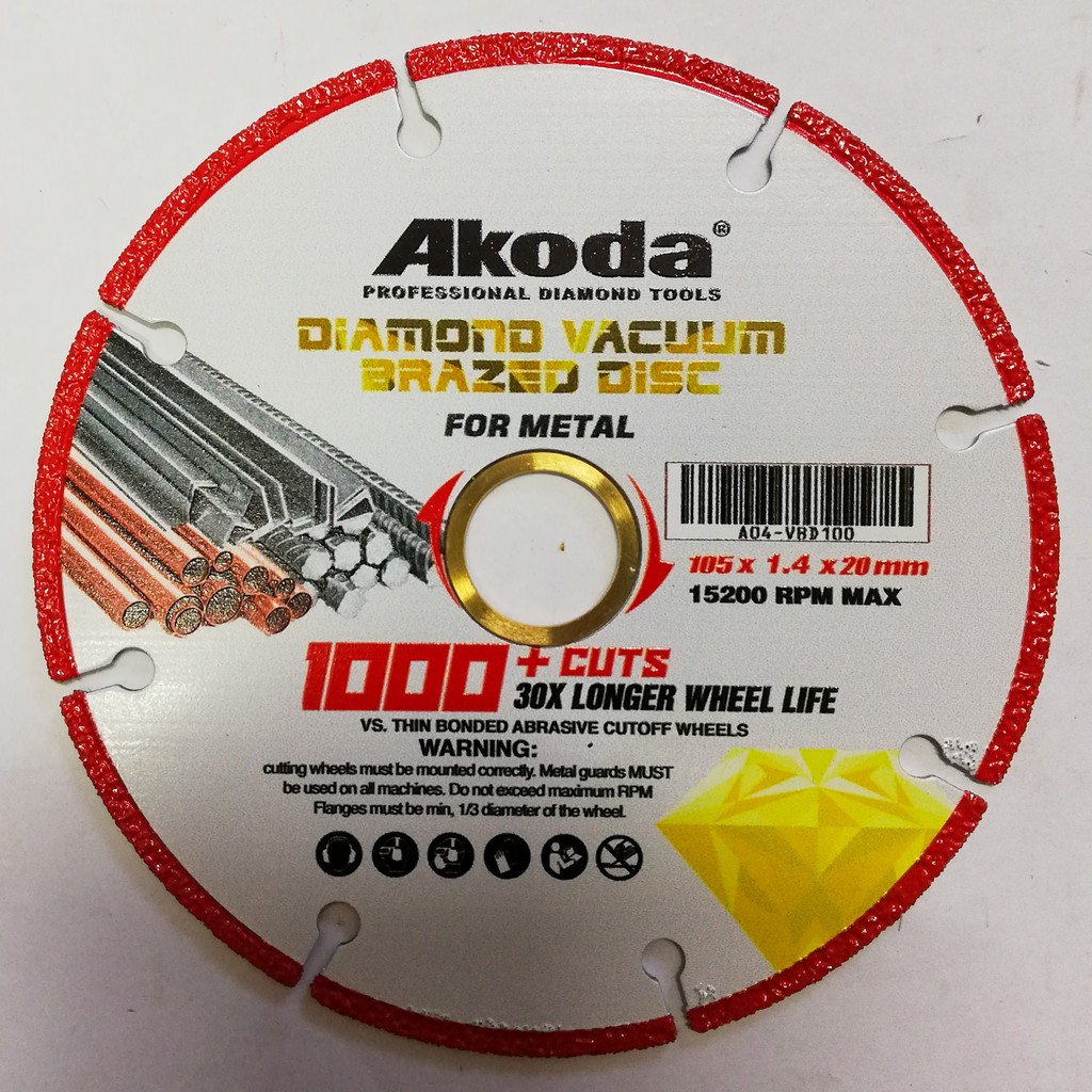 Akoda 4 Vacuum Brazed Disc Shopee Malaysia