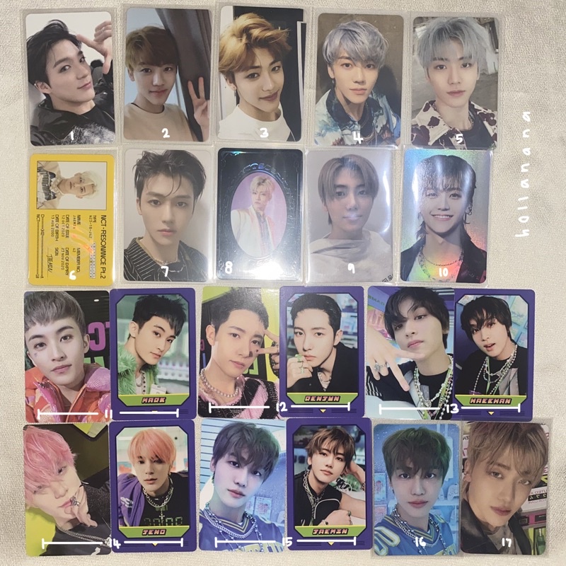 WTS NCT DREAM NCT U JAEMIN JENO MARK JISUNG HAECHAN CHENLE GLITCH