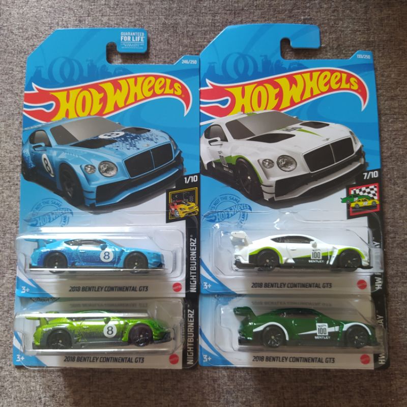 Hot Wheels Bentley Continental GT NIGHTBURNERZ GAMESTOP EXCLUSIVE HW RACE DAY Shopee