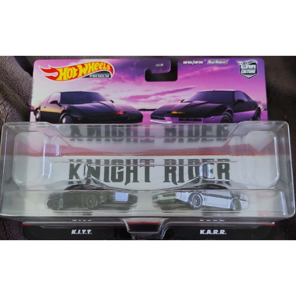 Hot Wheels Premium Twin Pack Knight Rider KITT KARR Car