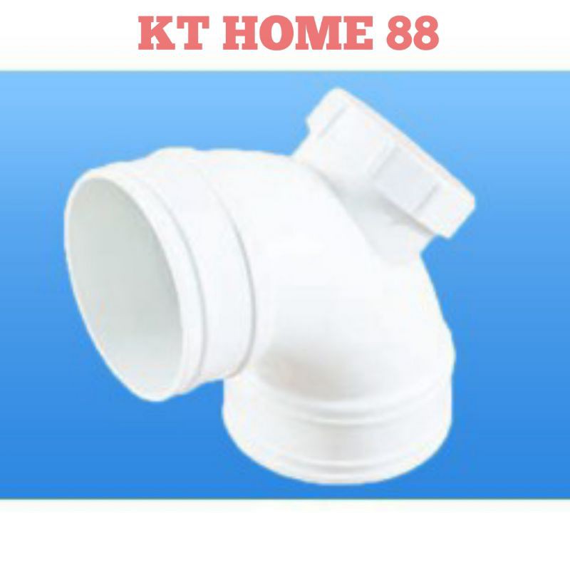 UPVC Hydroponic Fitting Bend Elbow With Door For White Pipe Paip