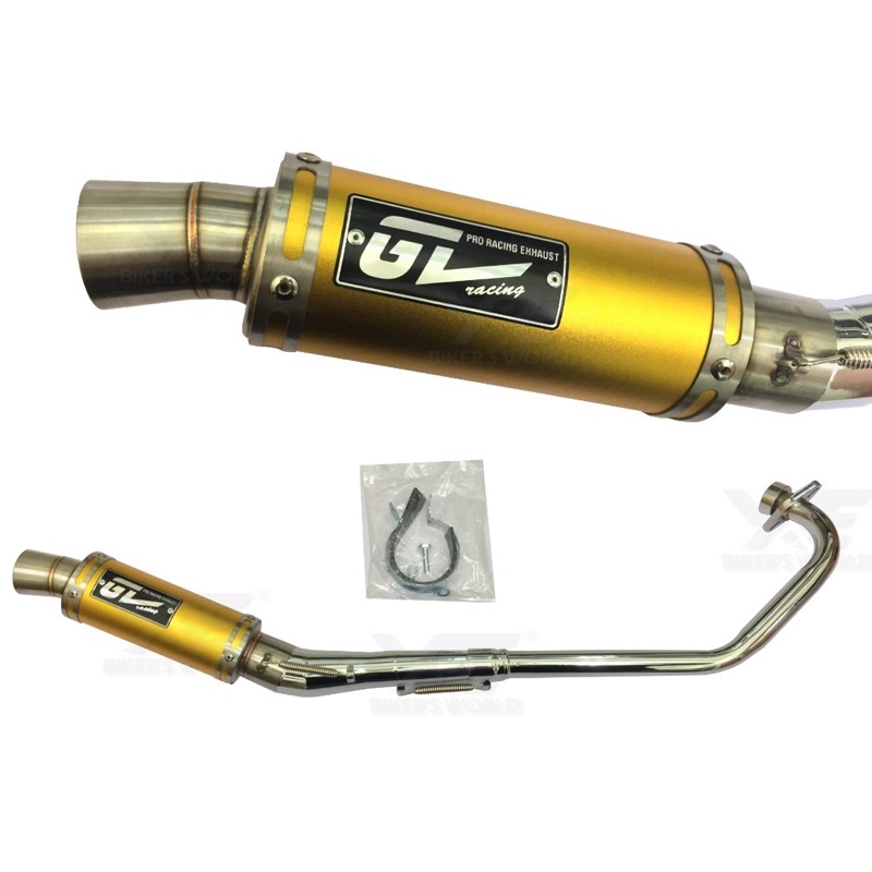 GL Racing Exhaust 28mm Wave100 Wave100r Ex5 Dream Wave125 Wave110 Dash