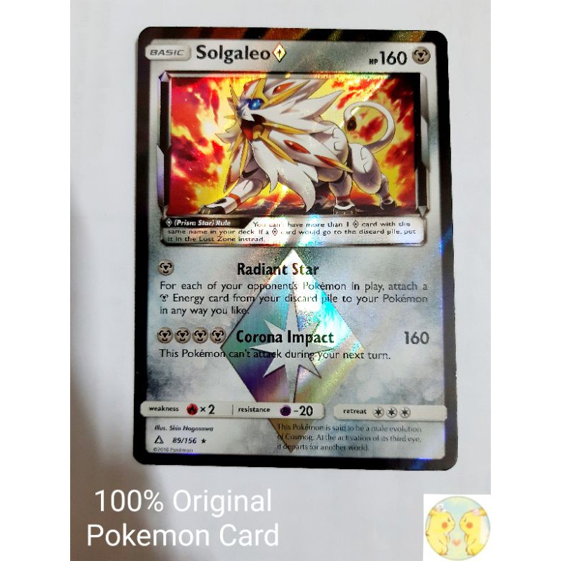 Pokemon Card Tcg Prism Star Holo Rare Celebi Solgaleo Latias Latios