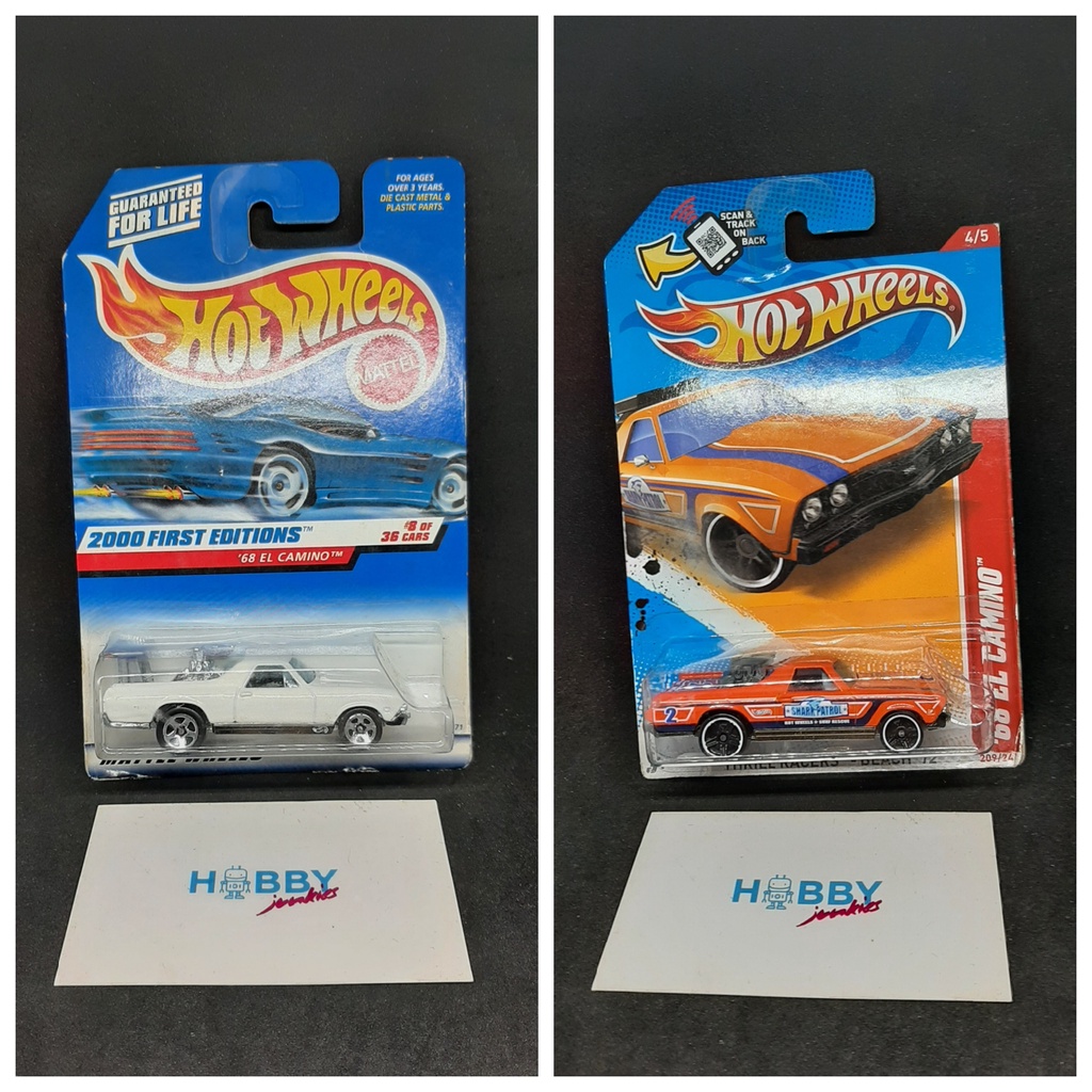 Hot Wheels 68 EL CAMINO First Editions Thrill Racers Beach Mattel