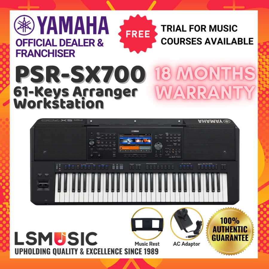 Yamaha Psr Sx Key Arranger Workstation Yamaha Keyboard Portable